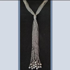 Lacer Cut Bolo Cha-Cha Necklace NWOT
